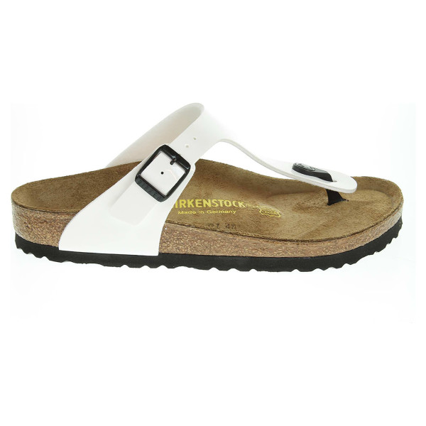 detail Birkenstock Gizeh dámské pantofle 543761 bílé