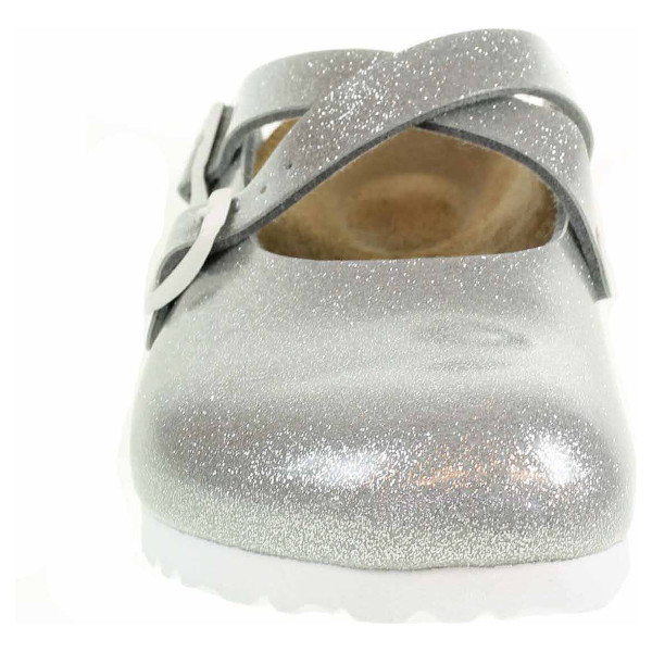 detail Dámské pantofle Birkenstock Dorian 1000081 magic galaxy silver