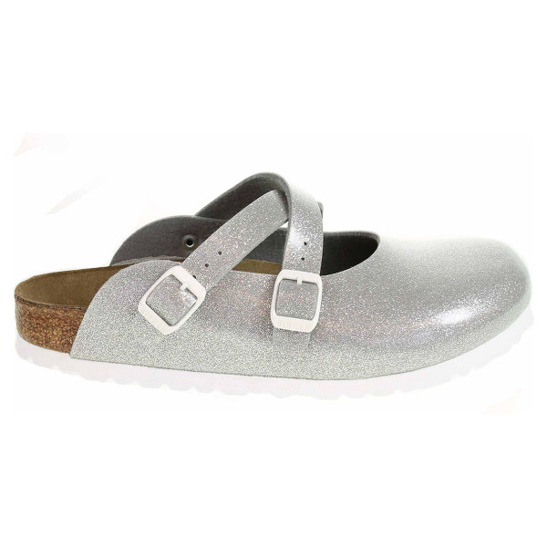 detail Dámské pantofle Birkenstock Dorian 1000081 magic galaxy silver