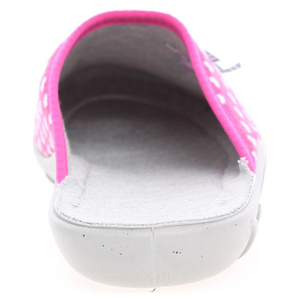 detail Befado dámské domácí pantofle 235D132 růžové