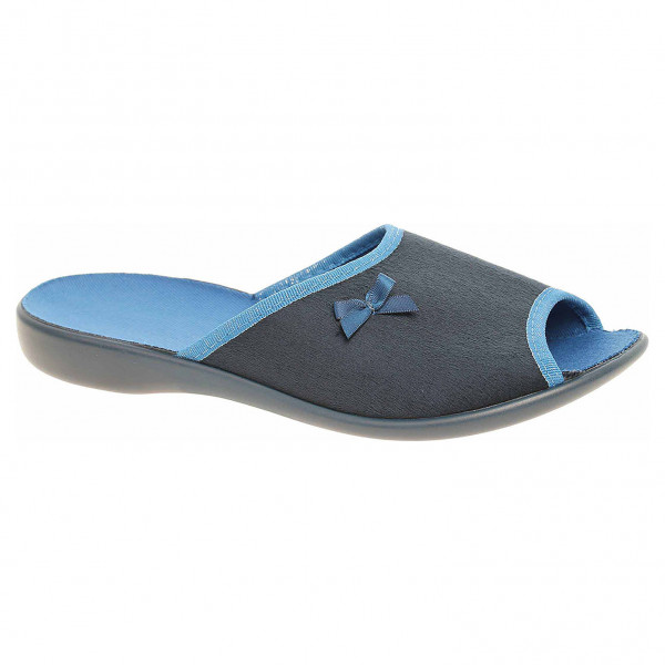detail Befado dámské domácí pantofle 254D083 modrá