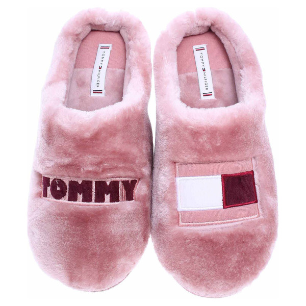 detail Dámské domácí pantofle Tommy Hilfiger FW0FW04367 TZ6 blush pink