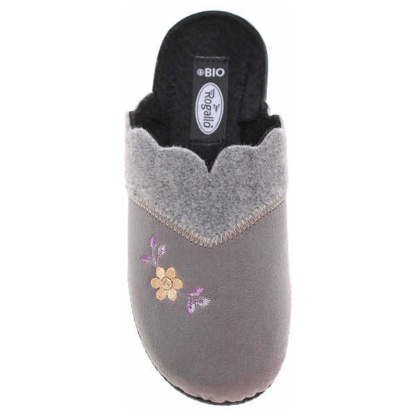 detail Dámské domácí pantofle Rogallo 3362-001 šedá