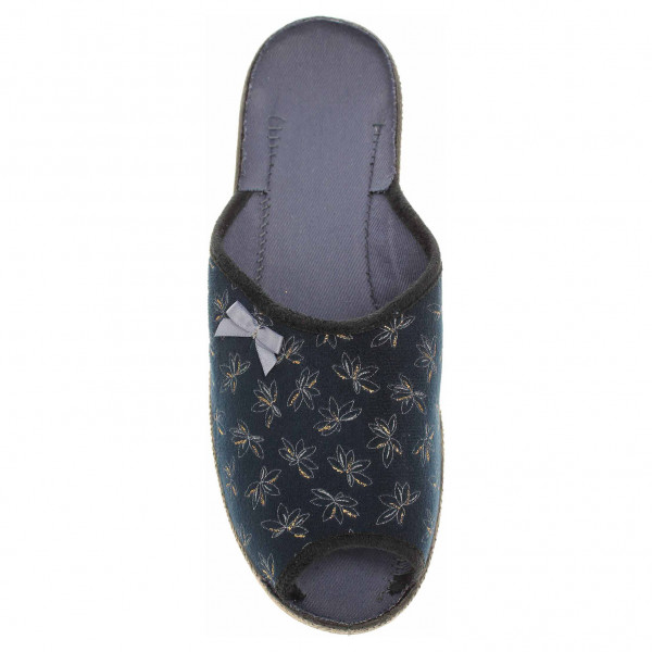 detail Dámské domácí pantofle Befado 581D196 modrá
