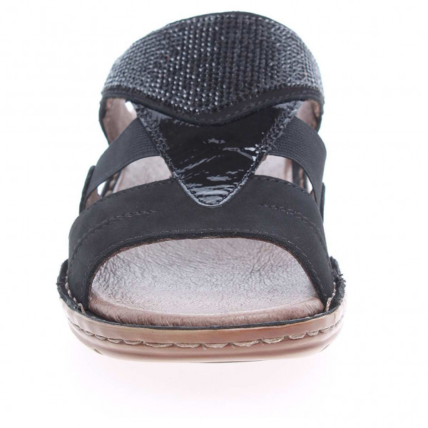 detail Ara dámské pantofle 37238-01 černé