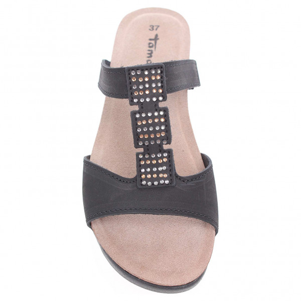 detail Tamaris dámské pantofle 1-27214-28 černé