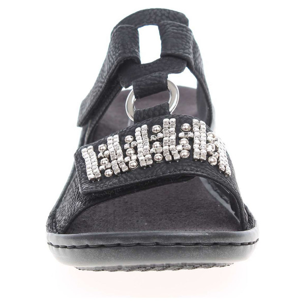 detail Dámské pantofle Rieker 608P4-00 černé