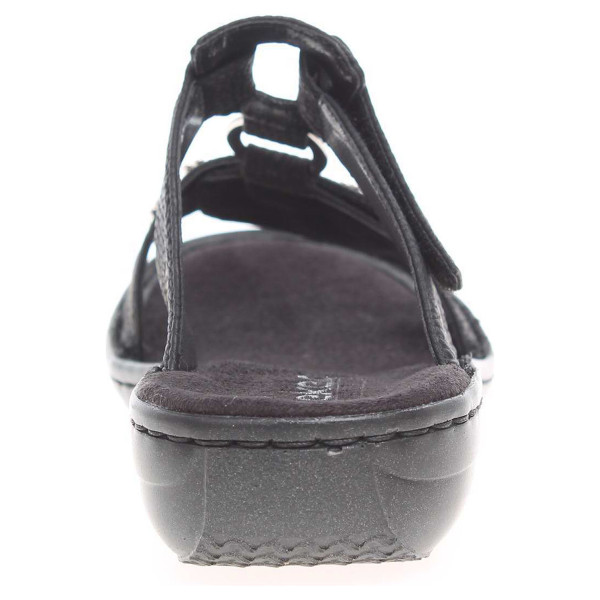 detail Dámské pantofle Rieker 608P4-00 černé