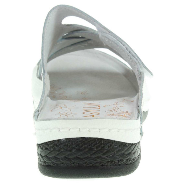 detail Asylum dámské pantofle AU-211-13-01 bílé