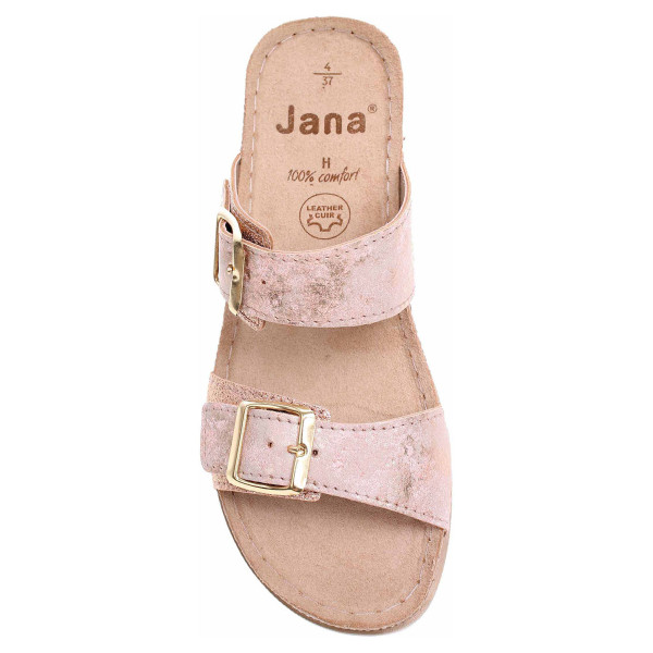 detail Dámské pantofle Jana 8-27208-32 rose-gold