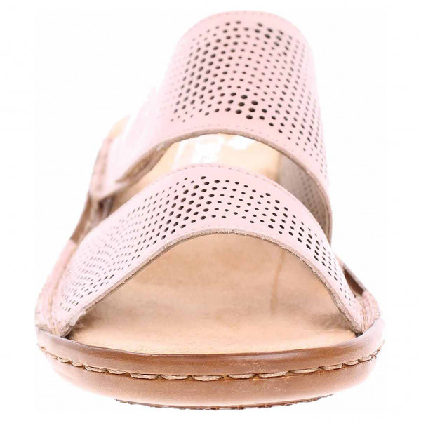 detail Dámské pantofle Rieker 60812-31 rosa