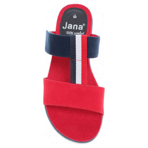 detail Dámské pantofle Jana 8-27100-24 red comb