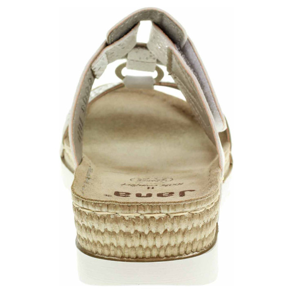 detail Dámské pantofle Jana 8-27223-34 white