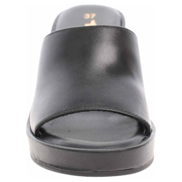 detail Dámské pantofle Tamaris 1-27245-38 black leather