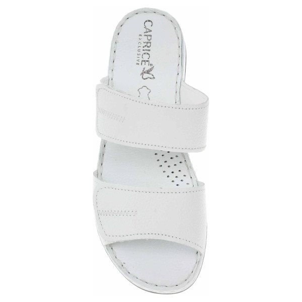 detail Dámské pantofle Caprice 9-27150-28 white nappa