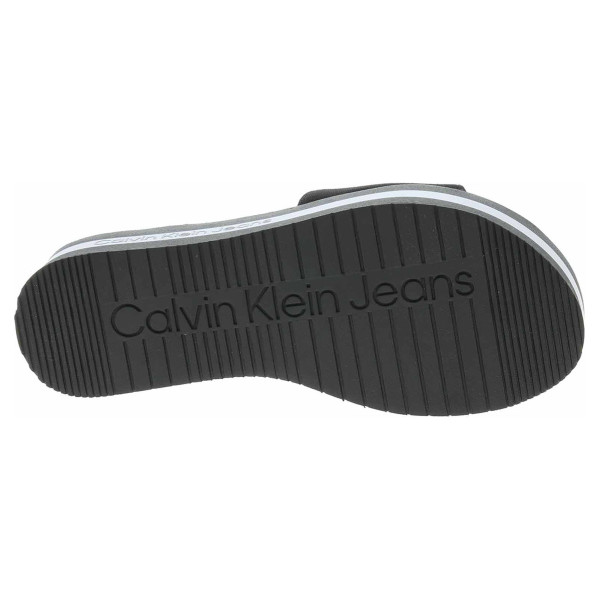 detail Dámské pantofle Calvin Klein YW0YW00563 BDS black
