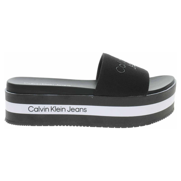 detail Dámské pantofle Calvin Klein YW0YW00563 BDS black