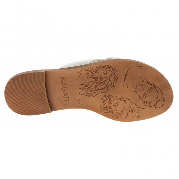 detail Dámské pantofle Bagatt D31-A7C94-5000 beige