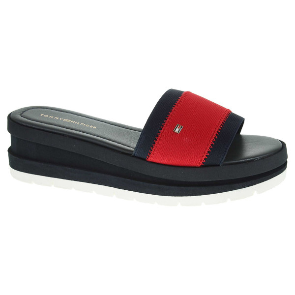 detail Tommy Hilfiger dámské pantofle FW56820715 M1285OMO 1C červené