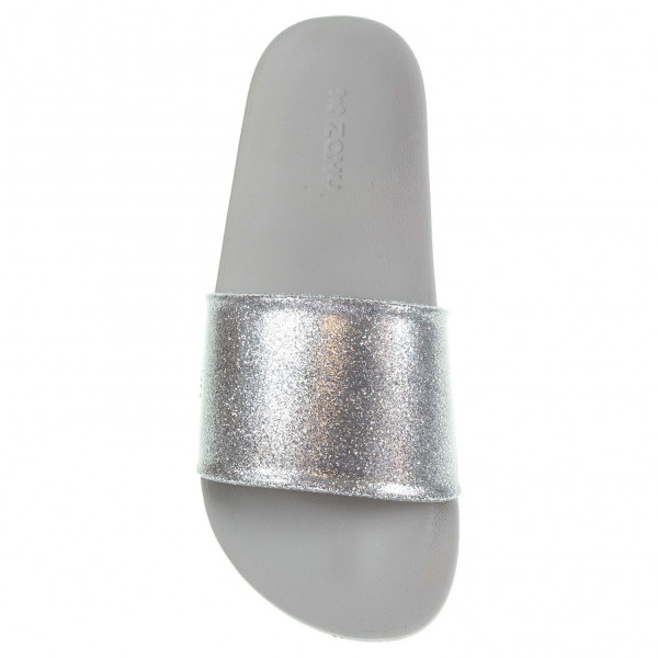 detail Dámské plážové pantofle Zaxy 82440 90542 glitter silver