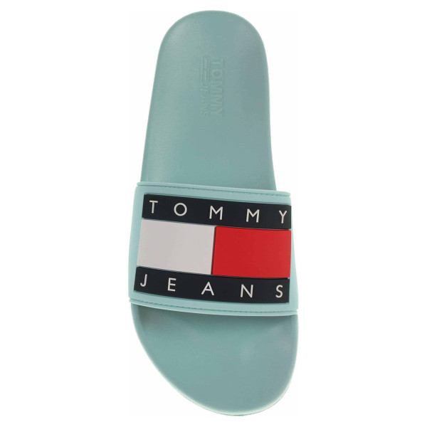 detail Plážové pantofle Tommy Hilfiger EN0EN00474 446 canal blue