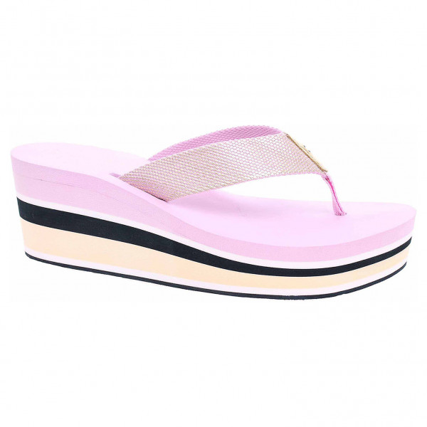 detail Dámské plážové pantofle Tommy Hilfiger FW0FW03864 518 pink lavender