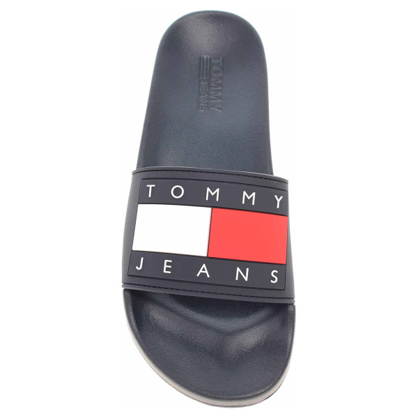 detail Dámské plážové pantofle Tommy Hilfiger EN0EN00474 C87 twilight navy