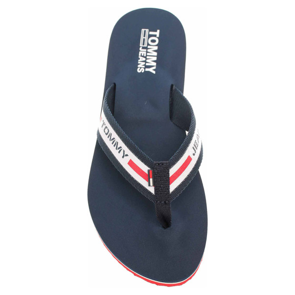 detail Dámské plážové pantofle Tommy Hilfiger EN0EN00859 C87 twilight navy