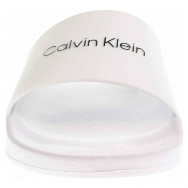 detail Dámské plážové pantofle Calvin Klein HW0HW00746 YAF Ck white
