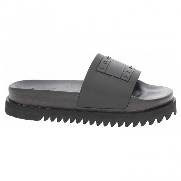detail Dámské plážové pantofle Tommy Hilfiger EN0EN01820 BDS black