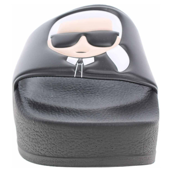 detail Dámské plážové pantofle Karl Lagerfeld KL80805 V00 black rubber