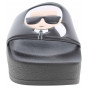 náhled Dámské plážové pantofle Karl Lagerfeld KL80805 V00 black rubber