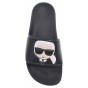 náhled Dámské plážové pantofle Karl Lagerfeld KL80805 V00 black rubber