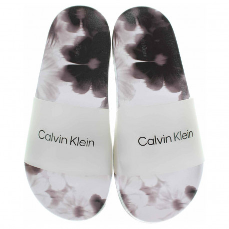 Dámské plážové pantofle Calvin Klein W0HW00859 0K9 Rtw Print