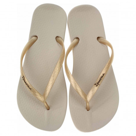 Dámské plážové pantofle Ipanema 81030-23097 beige-gold