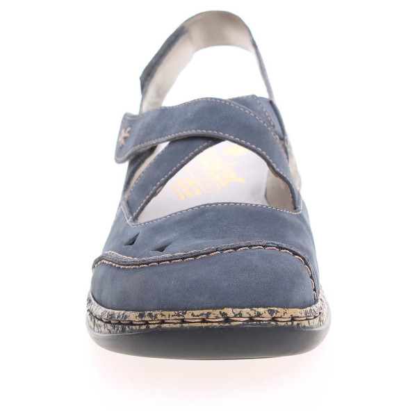 detail Rieker sandály dámské 46379-14 modré
