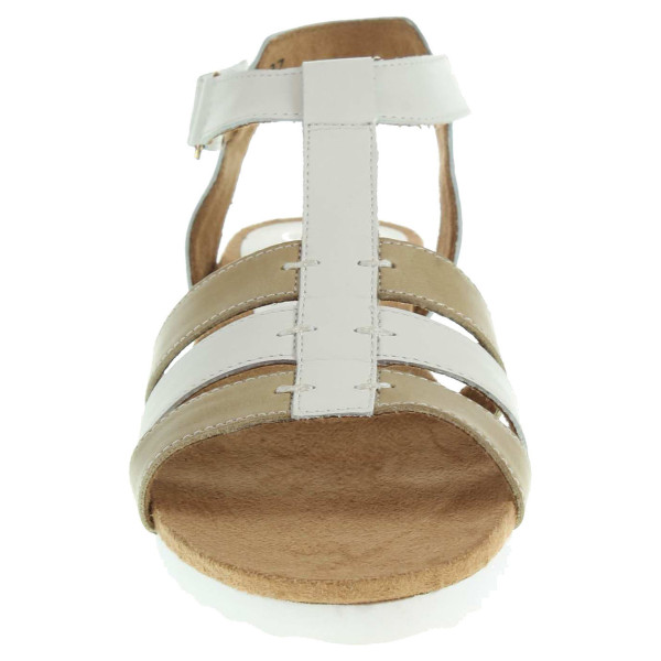 detail Caprice dámské sandály 9-28611-36 bílá-béžová