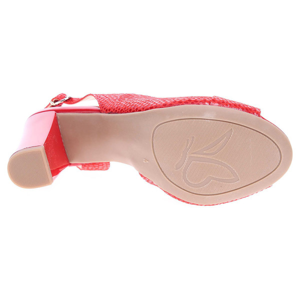 detail Caprice dámské sandály 9-28304-28 červené