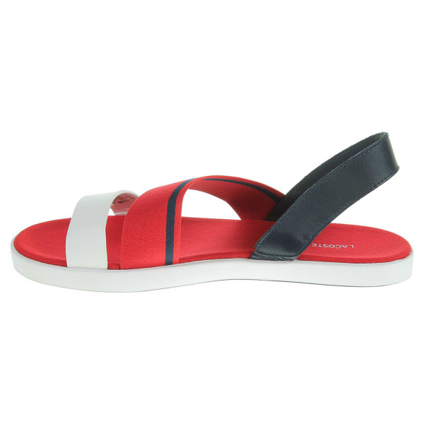 detail Lacoste Vivont Sandal dámské sandály červená-modrá-bílá