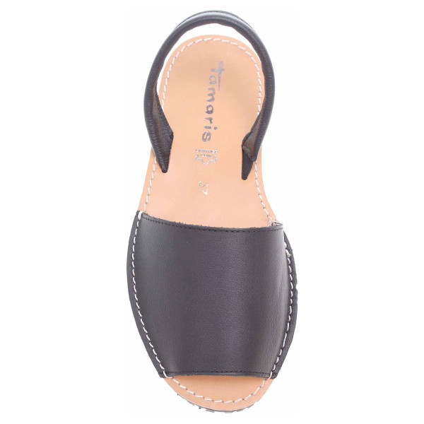 detail Tamaris dámsé sandály 1-28916-30 black leather