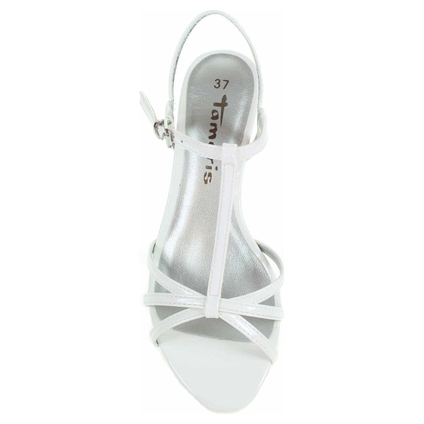 detail Dámská společenská obuv Tamaris 1-28329-22 white patent