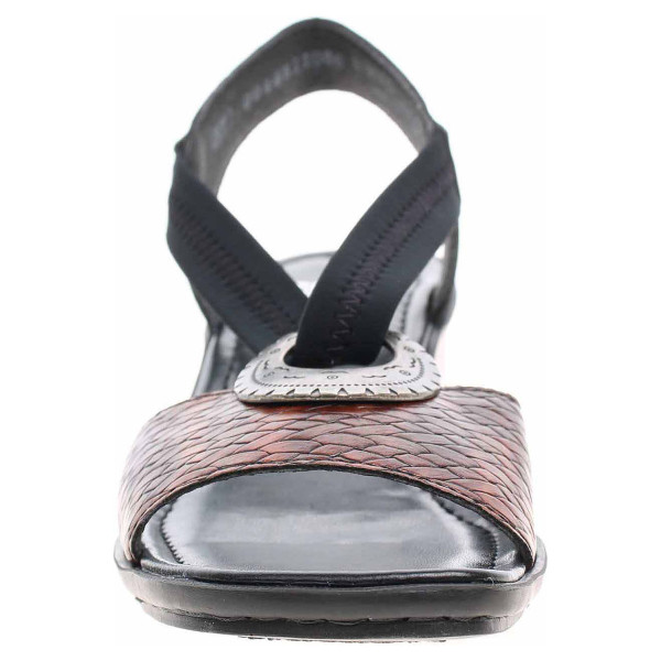 detail Dámské sandály Rieker 62662-25 braun kombi