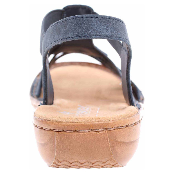 detail Dámské sandály Rieker 60800-14 blau