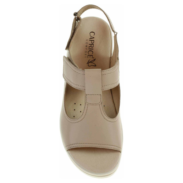 detail Dámské sandály Caprice 9-28220-22 beige nappa