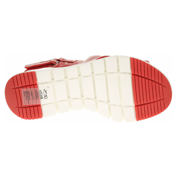 detail Dámské sandály Caprice 9-28710-34 red softnappa
