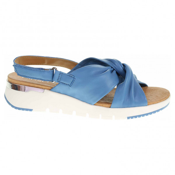 detail Dámské sandály Caprice 9-28710-34 blue softnappa
