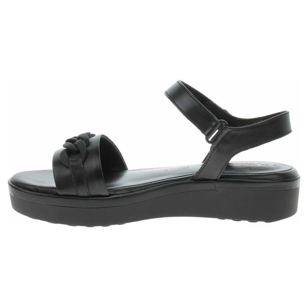 detail Dámské sandály Tamaris 1-28267-30 black leather