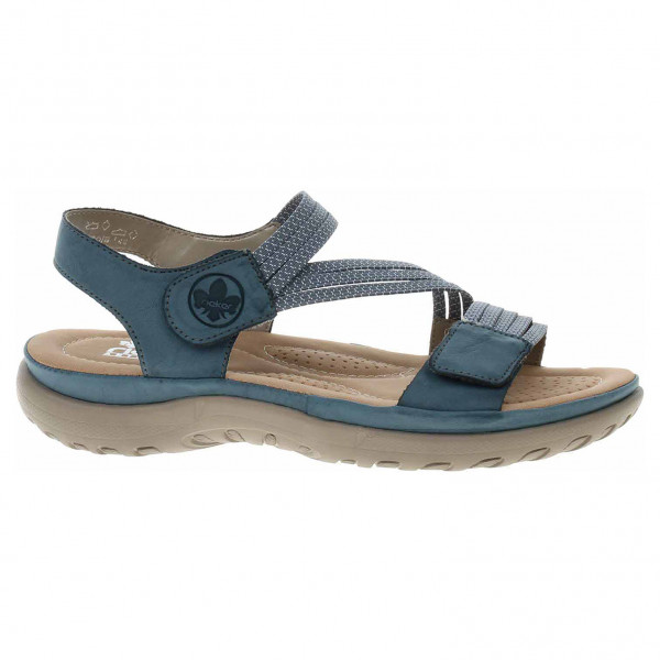 detail Dámské sandály Rieker 64870-14 blau