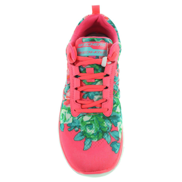 detail Skechers Wildflowers hot pink-multi