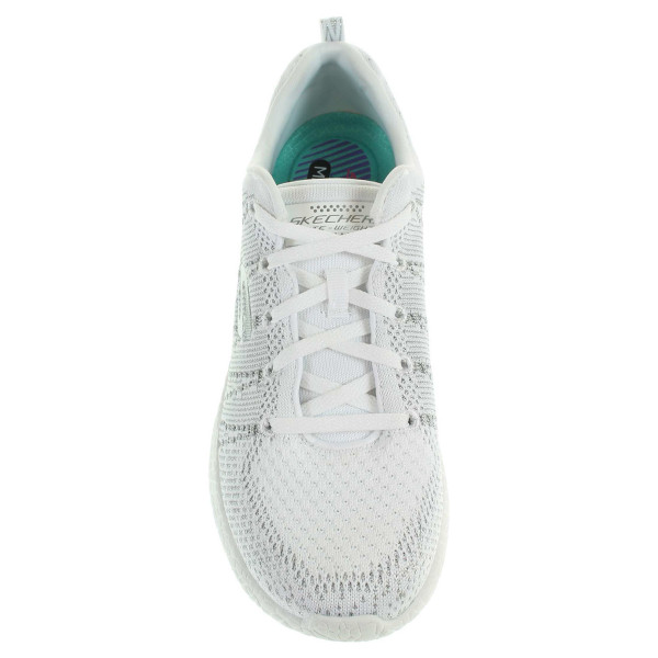 detail Skechers First Glimpse white-silver